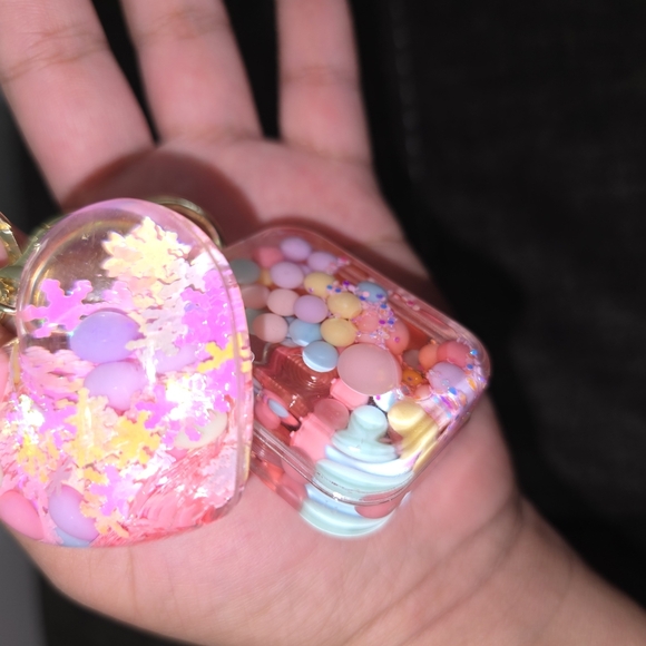 Pink Heart and Candy Keychain Set - Picture 5 of 5